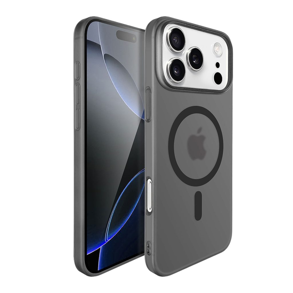 Husa de Protectie compatibila Apple iPhone 17 Pro Max, Flippy, Magnetica Ultra-subtire, Anti-alunecare, Protectie PC, Rezistenta la Zgirieturi, Negru