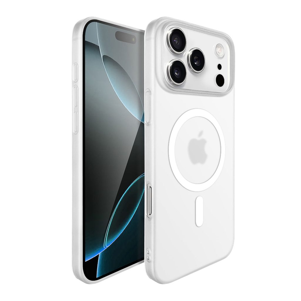 Husa de Protectie compatibila Apple iPhone 17 Air, Flippy, Magnetica Ultra-subtire, Anti-alunecare, Protectie PC, Rezistenta la Zgirieturi, Alb
