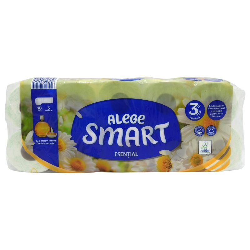 Smart Essential Hartie Igienica 3STR 10ROLE Musetel