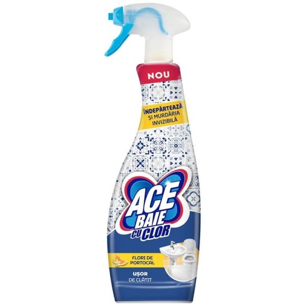 Solutie, Ace, Spray Baie cu Clor 650 ml Flori de Portocal