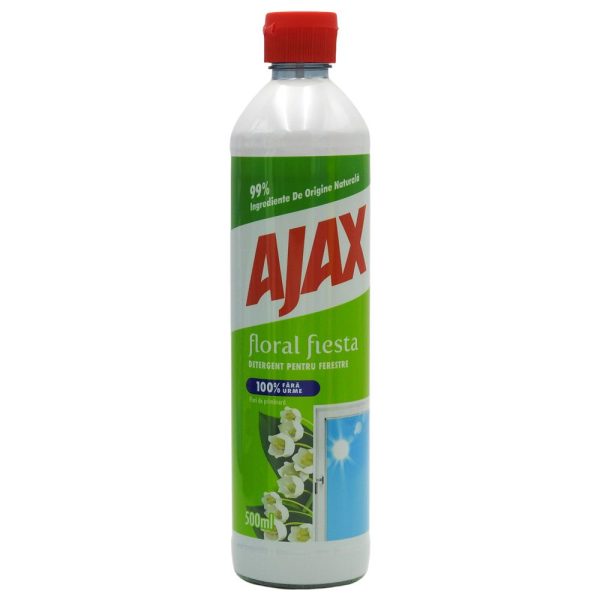 Solutie, Ajax, Geam Rezerva 500 ml Floral Fiesta