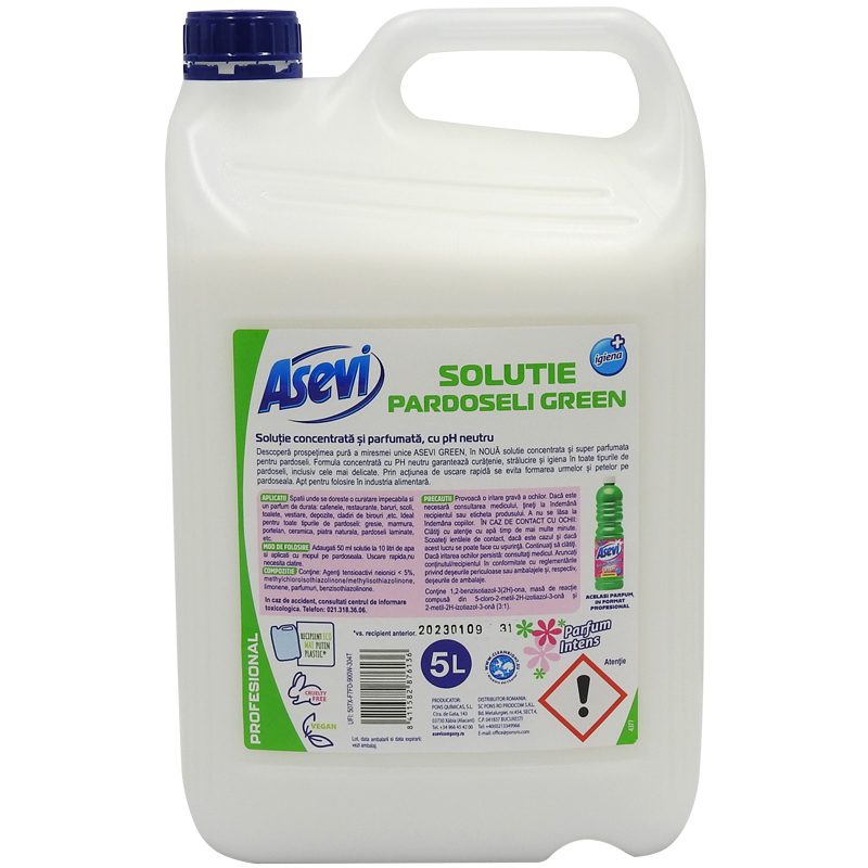Solutie, Asevi, Pardoseli 5 L Green