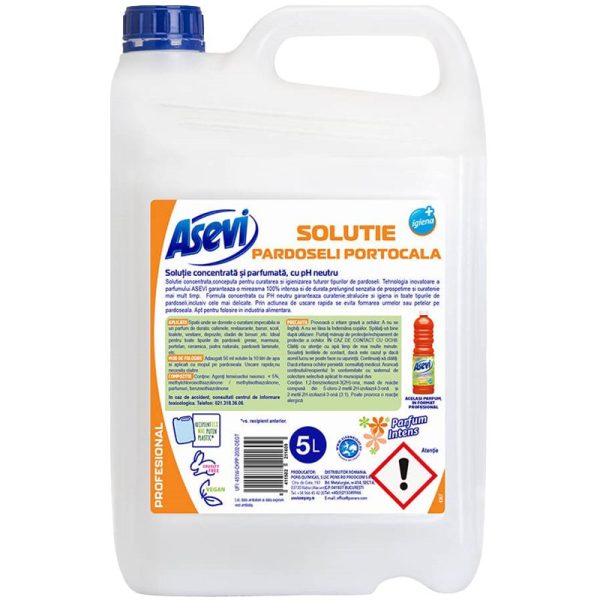 Solutie, Asevi, Pardoseli 5 L Portocala