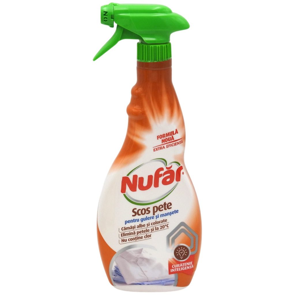 Solutie, Nufar, Scos Pete 500 ml pentru Gulere si Mansete 56860