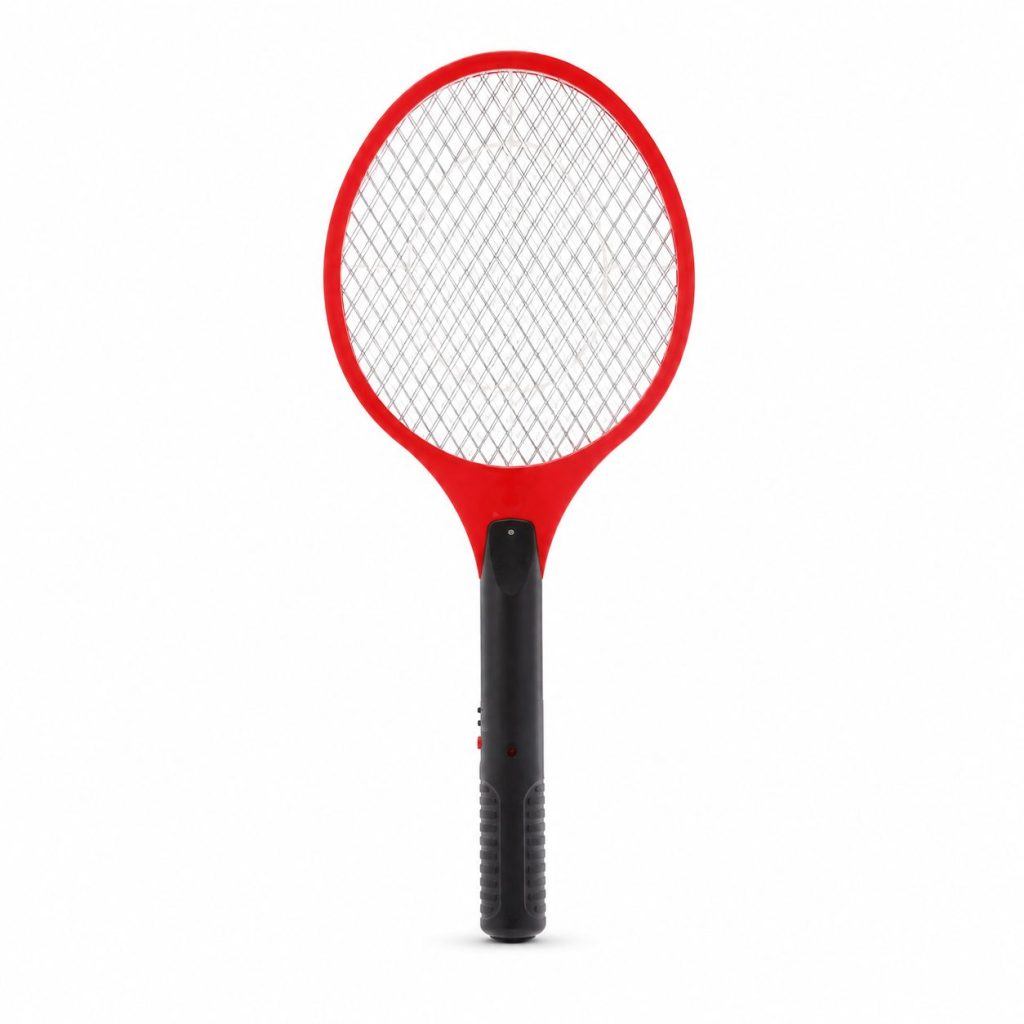 Paleta Electrica Anti-Insecte, Flippy, Model Practic pentru Utilizare Zilnica, Alimentare Electrica si Design Portabil, Protectie Impotriva Insectelor, Utilizare Practica si Confort Sporit, Ideal pentru Casa, Terasa, Curte, Camping si Seri de Vara, Rosu