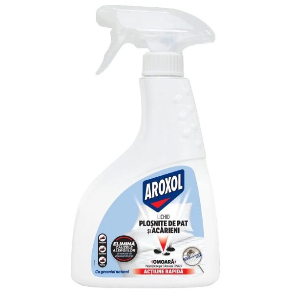 Spray Insecticid, Aroxol, Insecticid pentru Plosnite Acarieni, 300 ml