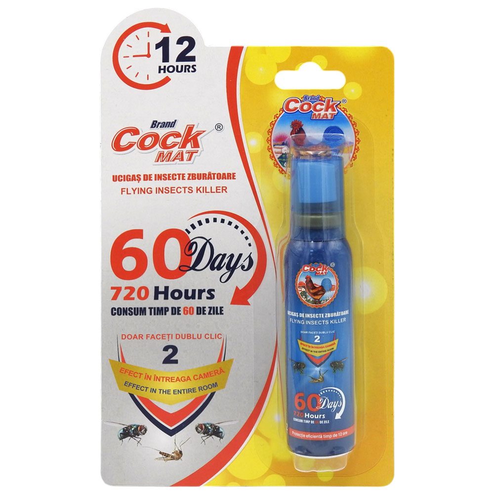 Spray, Cock Mat Insecticid, 45 ml Taratoare si Zburatoare