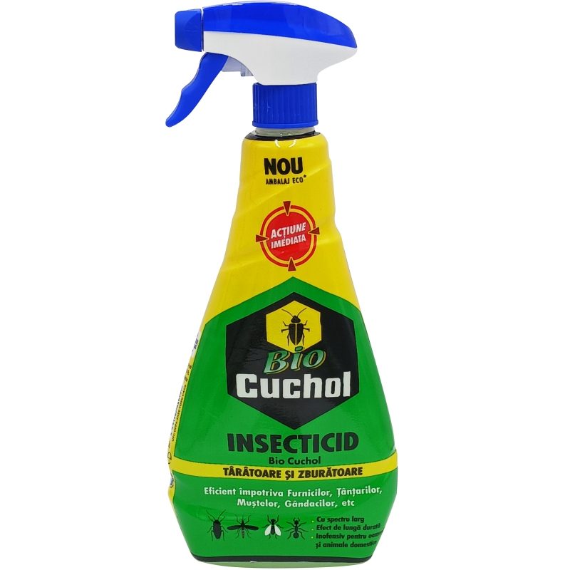 Spray, Cuchol Insecticid Bio, 650 ml Taratoare/Zburatoare