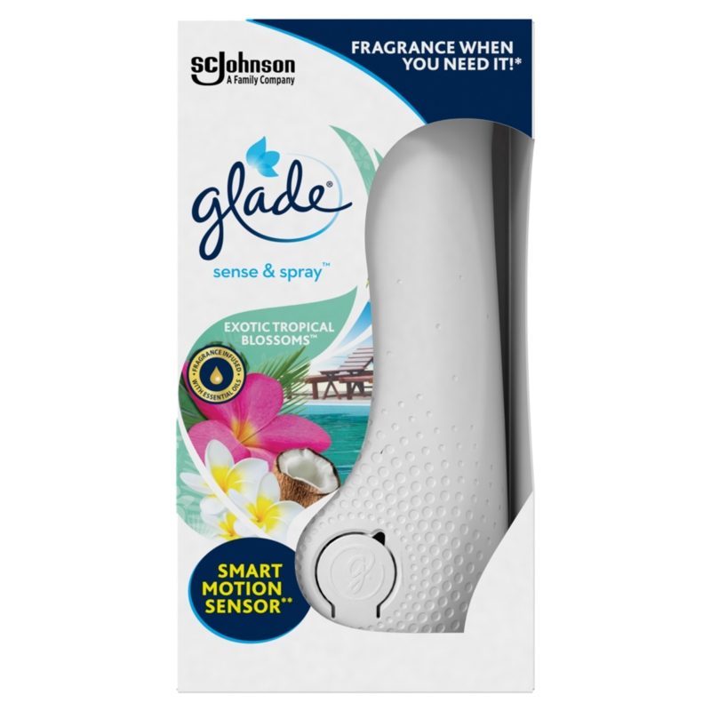 Spray, Glade Sense si, Aparat, Rezerva 18 ml Exotic Tropical Blossoms