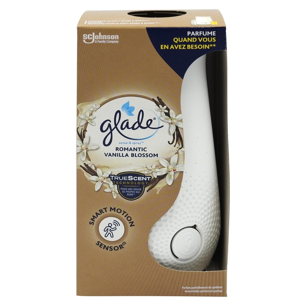 Spray, Glade Sense si, Aparat, Rezerva 18 ml Vanilla Blossom