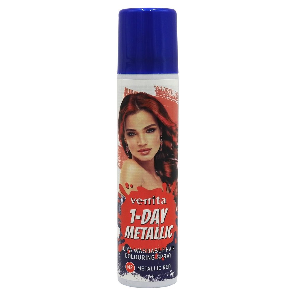 Spray, Venita 1DAY Metalic, Colorat 50 ml Red