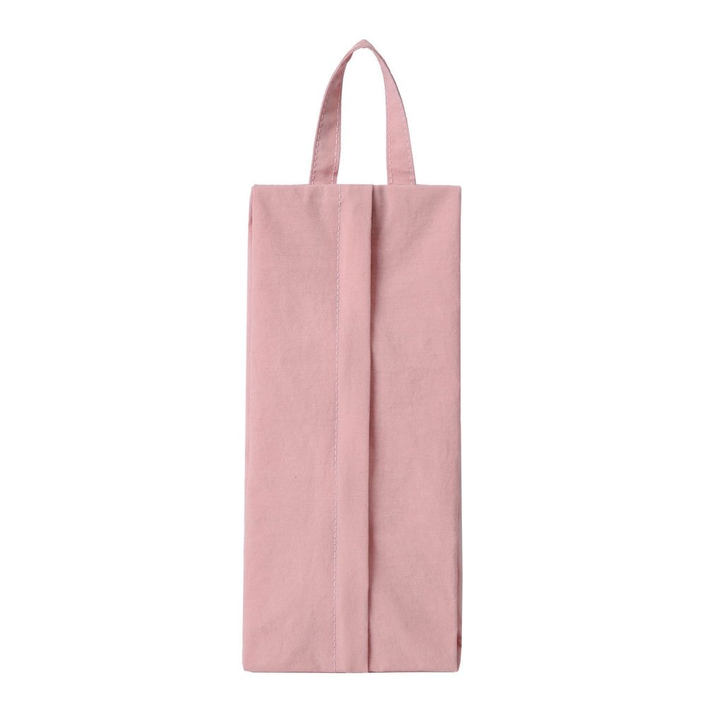 Geanta de Depozitare, Flippy, Pentru Haine Mici, Lenjerie, Sosete, Cosmetice, Impermeabila, cu Maner, 10x20x3 cm, Roz