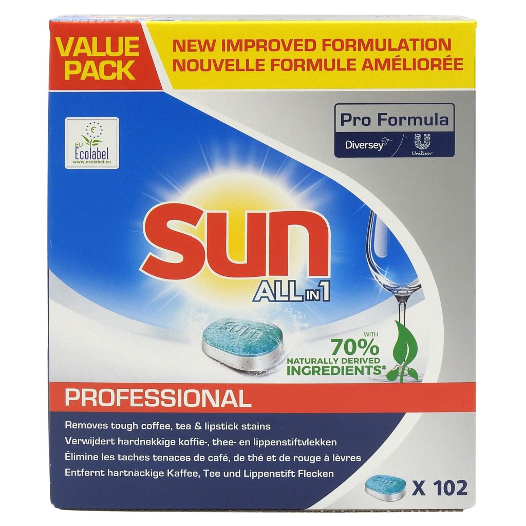 Sun Detergent Vase Tablete All in 1 102 buc