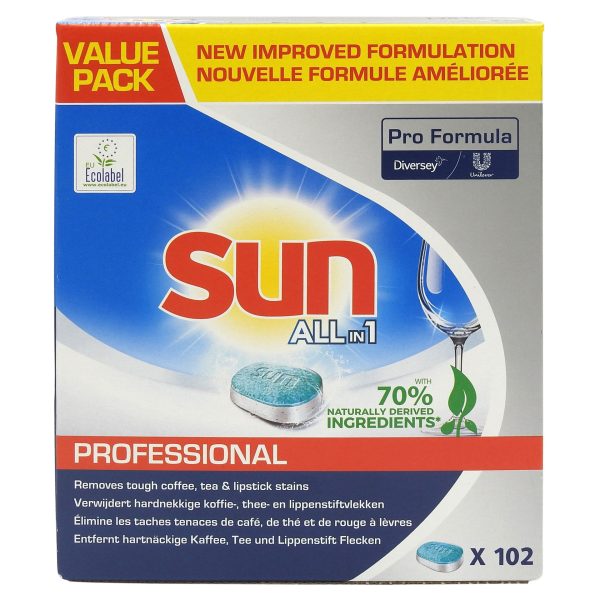 Sun Detergent Vase Tablete All in 1 102 buc