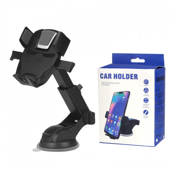 Suport auto Flippy 3rd pentru telefon, Negru - Image 2