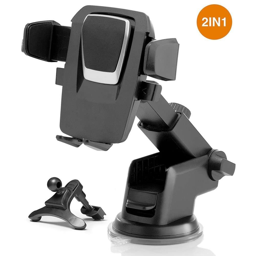 Suport auto Flippy 3rd pentru telefon, Negru - Image 9