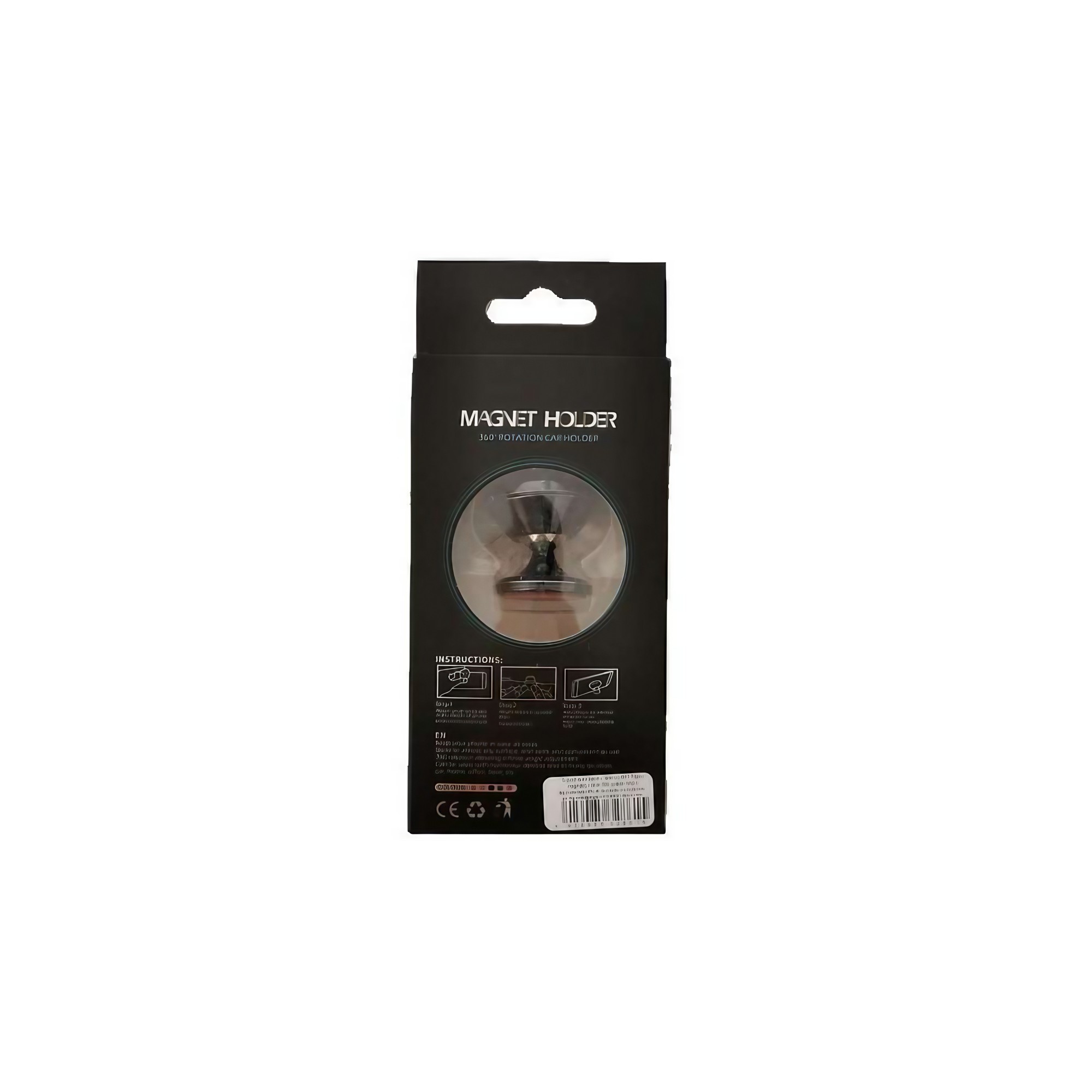 Suport Auto Magnetic Flippy, pentru Telefon BK1, Rotire 360 grade, Negru - Image 4