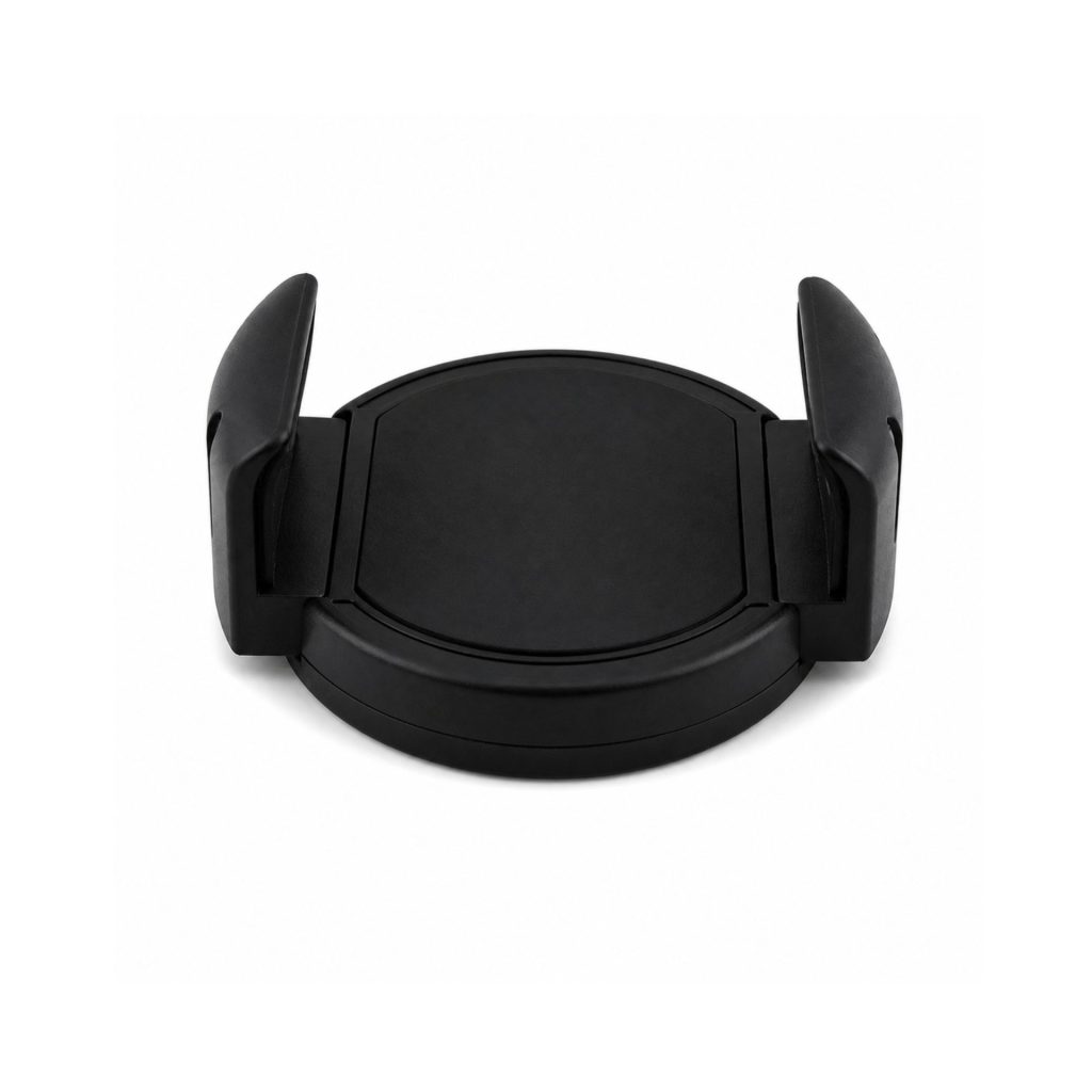 Suport Auto Magnetic pentru Telefon, Flippy, cu Vacuum Electric si Ventuza, Reglaj Multiunghi 900°, Aluminiu, Negru