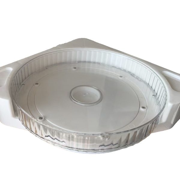 Suport Depozitare, Flippy, din Plastic, Rotativ 360 grade, Montare fara Perforatii, pentru Baie/Bucatarie, Alb