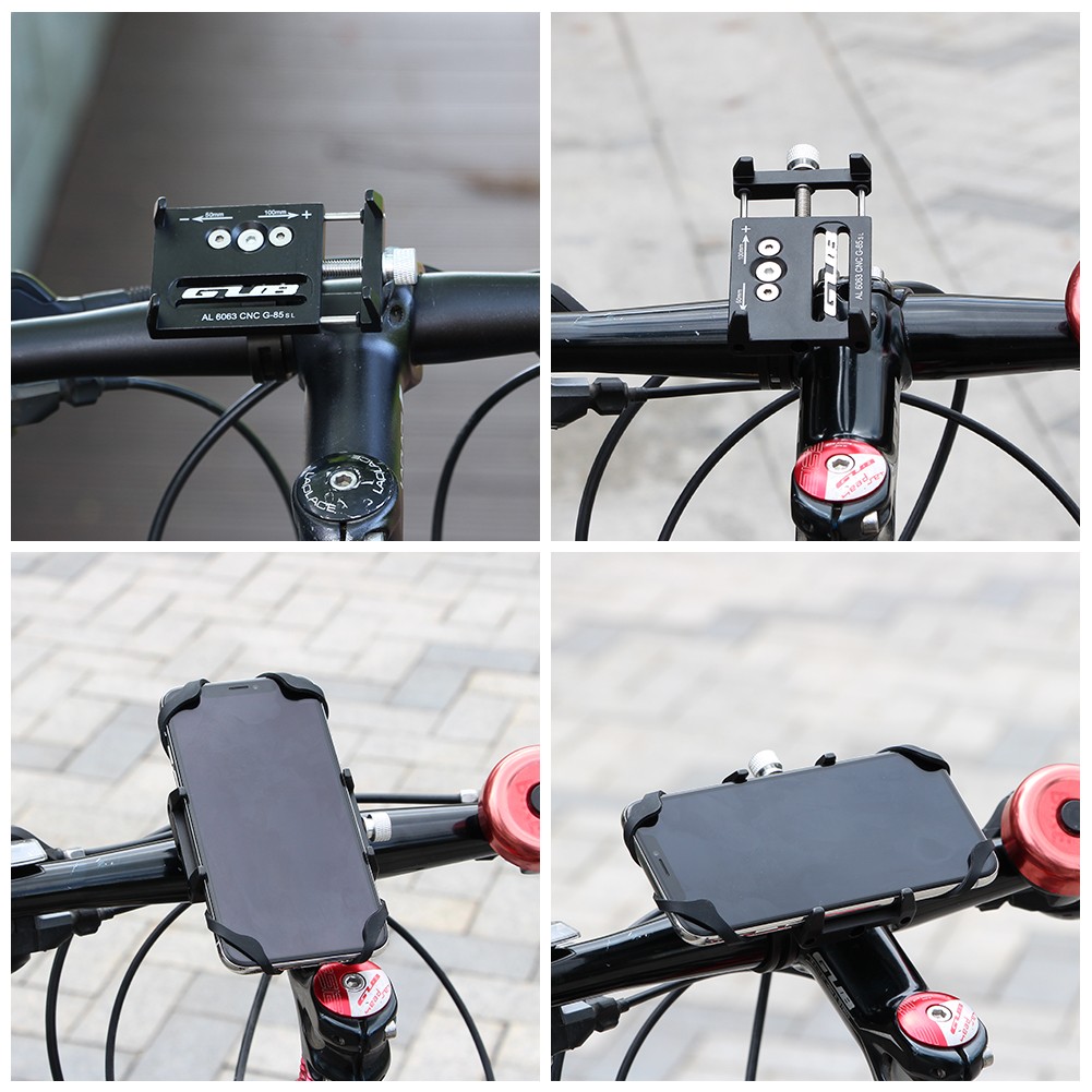 Suport de telefon pentru bicicleta/motocicleta/scuter/trotineta, GUB G-85SL Negru - Image 2