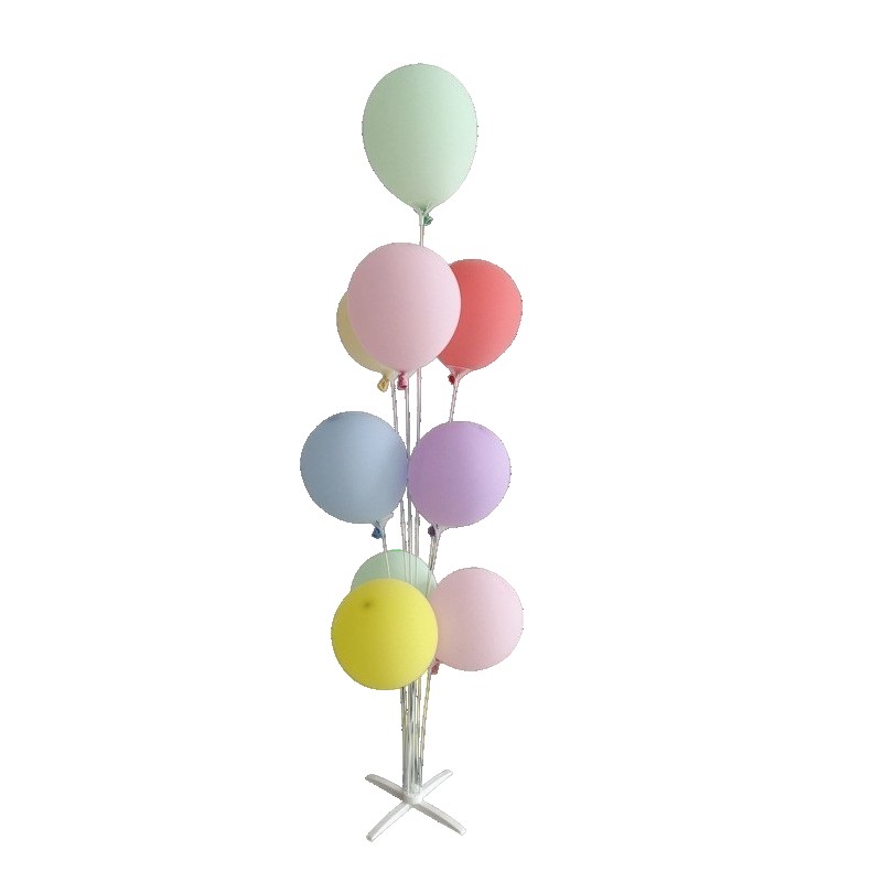Suport pentru Baloane, Flippy, cu Patru Straturi, pentru 9 Baloane, 80 cm, Transparent