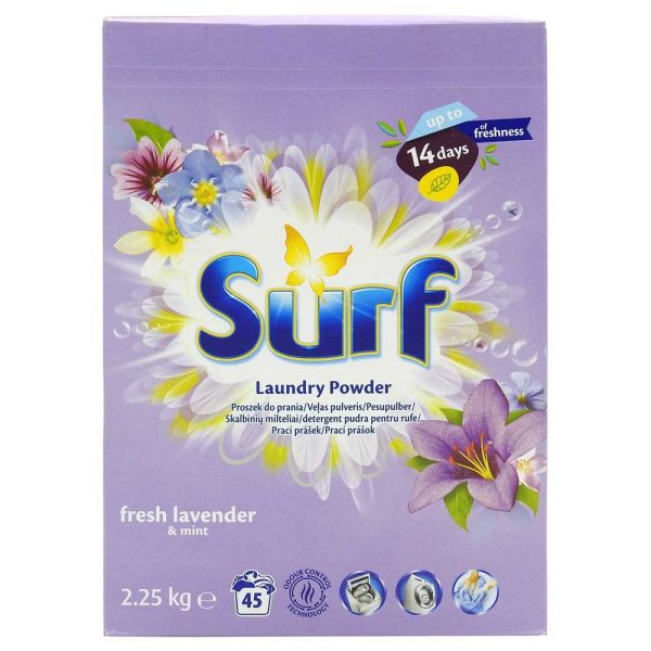 Surf Detergent Pudra 2.25 kg Lavanda 45 spalari