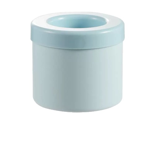 Tava de Gheata din Silicon cu Capac, Flippy, Forma de Gheata pentru Racirea Bauturilor, in Forma de Frapiera, Silicon fara BPA, Cuburi de Gheata, 9x8.5x8 cm, Albastru