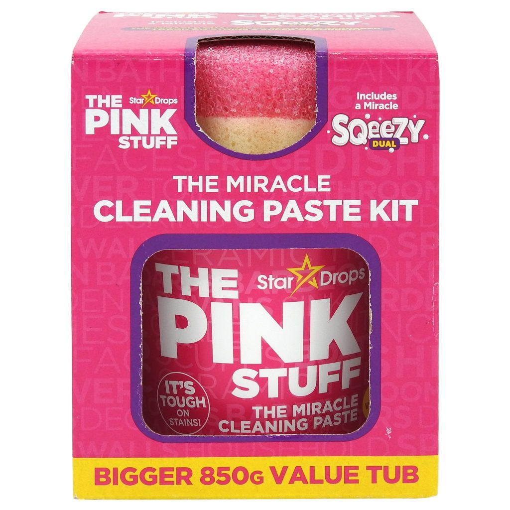 The Pink Stuff Kit Pasta Curatare 850 g Universala, Burete Dual