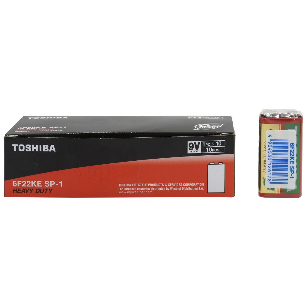 Toshiba Baterii 9V 10 buc