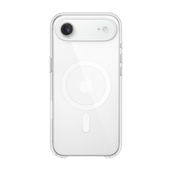 Husa Telefon, Flippy, Compatibila Apple iPhone 17 AIR, MagSafe, Antisoc, din Silicon + TPU, Transparent