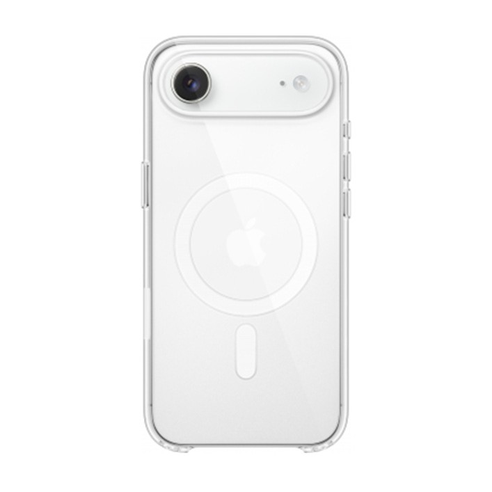 Husa Telefon, Flippy, Compatibila Apple iPhone 17 AIR, MagSafe, Antisoc, din Silicon + TPU, Transparent