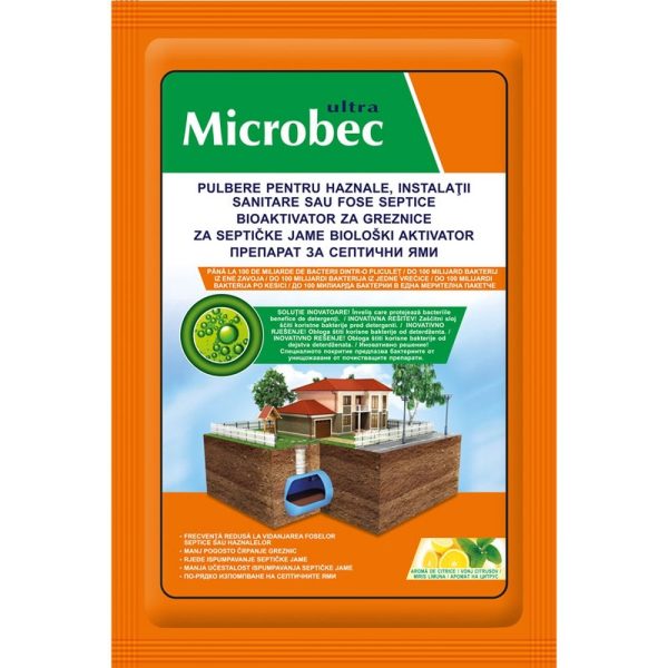 Pulbere Bioactivator, Microbec, pentru Fose Septice 25 g 207/1546