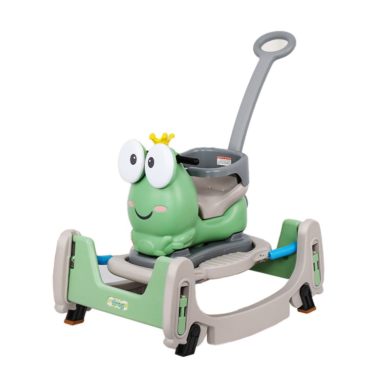 Masinuta Balansor Multifunctionala pentru Copii, Flippy, Model Cal Scooter de tip Masinuta Balansor, Varsta 1-3 ani, 93 x 80 x 58 cm, cu Maner, Verde