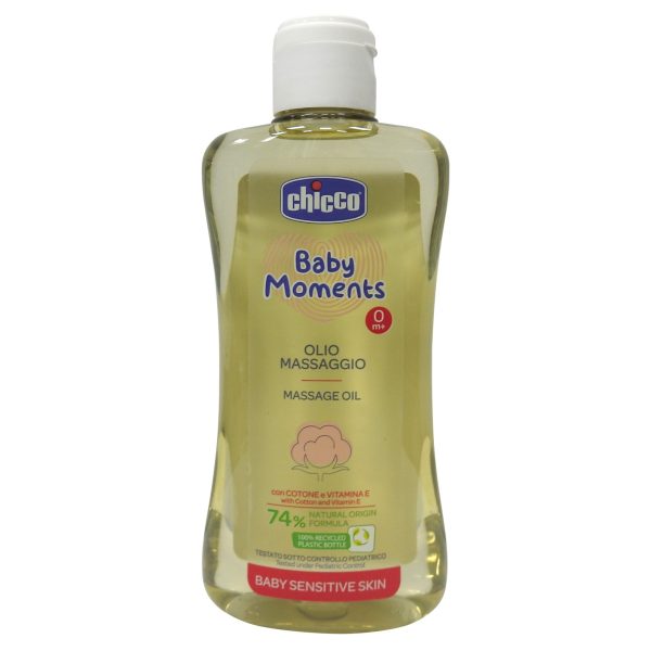 Ulei, Chicco, Masaj Dermatologic 200 ml Baby Moments Sensitive
