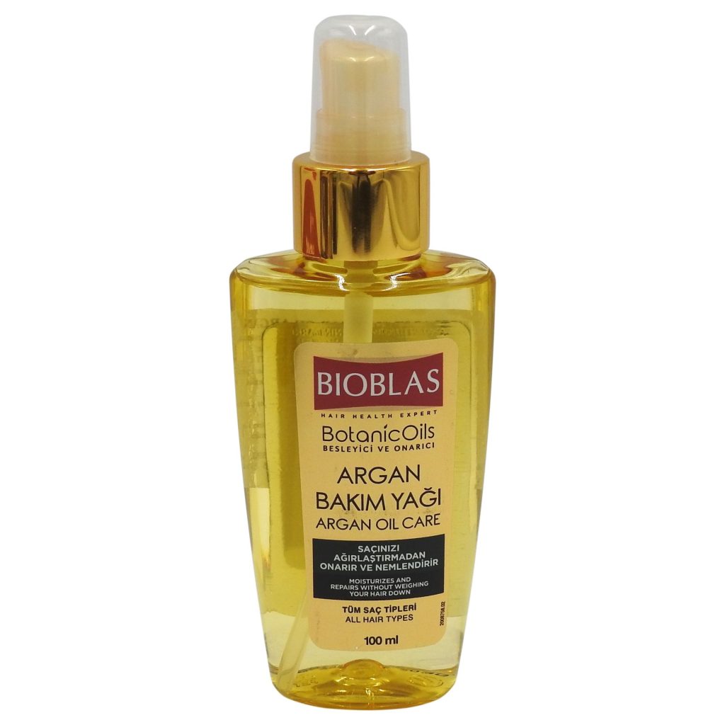 Ulei de Argan pentru Par, Bioblas, BotanicOils pentru Ingrijirea Intensiva a Parului, 100 ml, Argan Oil Anti Hair Loss