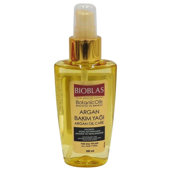 Ulei de Argan pentru Par, Bioblas, BotanicOils pentru Ingrijirea Intensiva a Parului, 100 ml, Argan Oil Anti Hair Loss