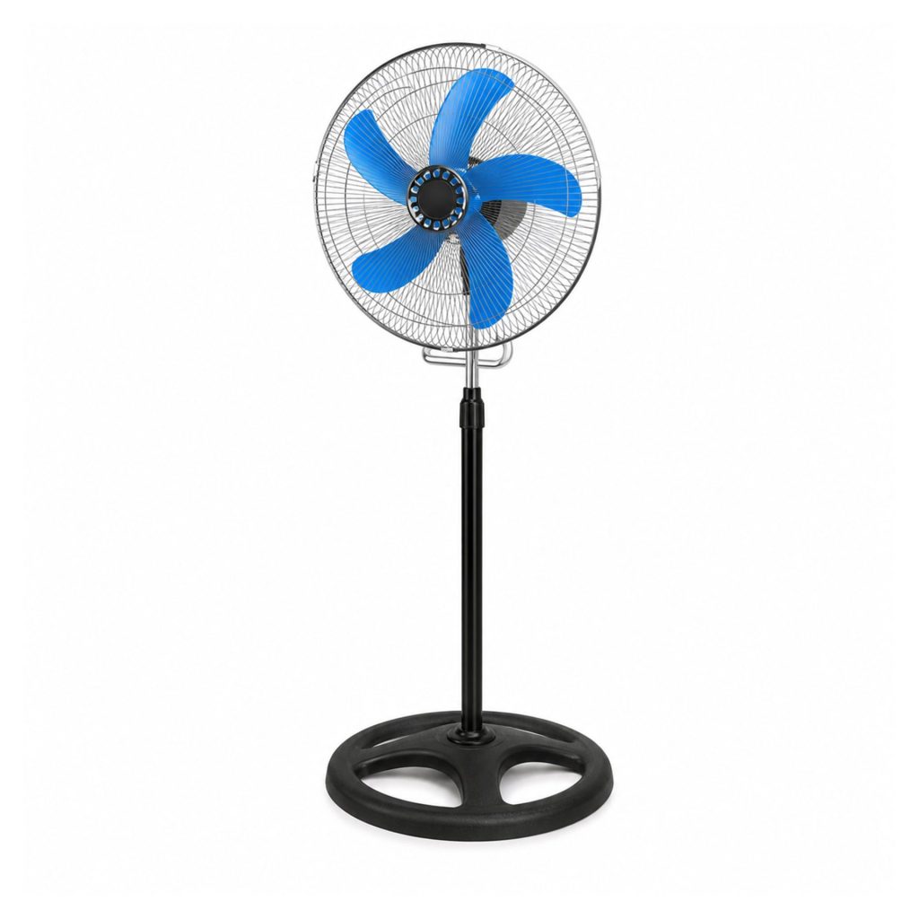 Ventilator Portabil, Flippy, Model Compact pentru Birou si Mana, 55 W, Flux de Aer Racoritor, Utilizare Usoara si Confort in Zilele Calduroase, 125 cm, Negru