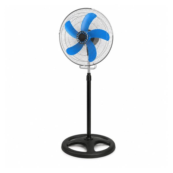 Ventilator Portabil, Flippy, Model Compact pentru Birou si Mana, 55 W, Flux de Aer Racoritor, Utilizare Usoara si Confort in Zilele Calduroase, 125 cm, Negru