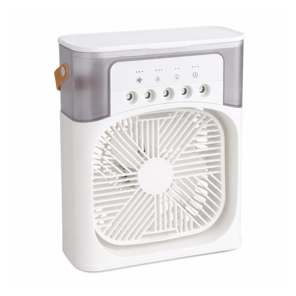 Mini Ventilator Portabil, Flippy, Model Compact si Portabil, Alimentare USB 5V, Flux de Aer Racoritor, Utilizare Usoara si Confort in Zilele Calduroase, Ideal pentru Birou, Camera, Masina, Calatorii si Vara, 26 x 21 cm, Alb