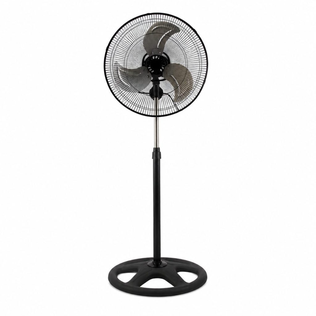 Ventilator, Flippy, Model Compact si Portabil, Cablu de  Alimentare, Flux de Aer Racoritor, Utilizare Usoara si Confort in Zilele Calduroase, Ideal pentru Birou, 130x50 cm, Negru