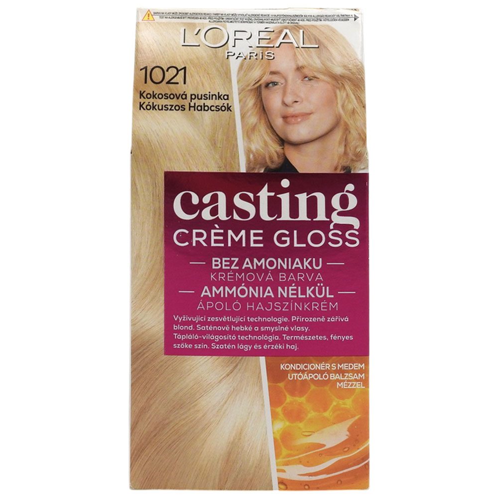 Vopsea pentru Par, Casting Creme Gloss, 1021 Blond Deschis Perlat