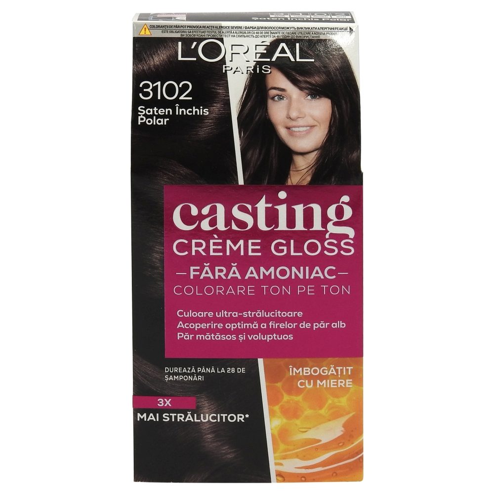 Vopsea pentru Par, Casting Creme Gloss, 310 Saten Inchis Polar