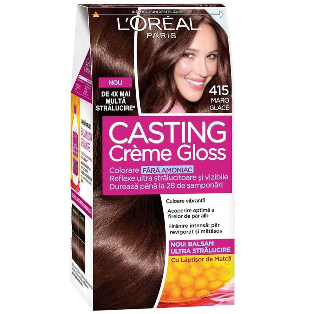 Vopsea pentru Par, Casting Creme Gloss, 415 Maro Glace