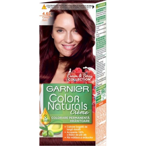 Vopsea pentru Par, Garnier Color Naturals, 4.62 colectia Cream & Berry, Cirese Dulci