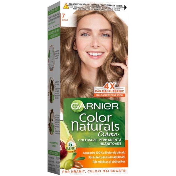 Vopsea pentru Par, Garnier Color Naturals, 7 Blond