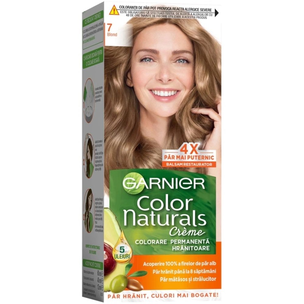 Vopsea pentru Par, Garnier Color Naturals, 7 Blond