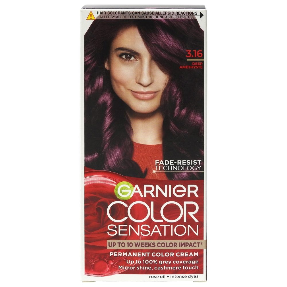 Vopsea pentru Par, Garnier Color Sensation, 3.16 Ametist Profund