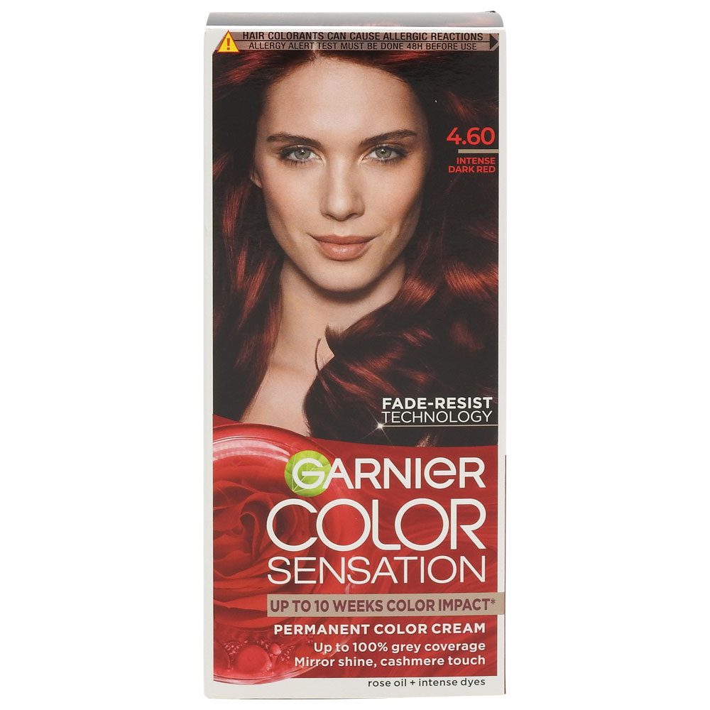 Vopsea pentru Par, Garnier Color Sensation, 4/60 Rosu Inchis