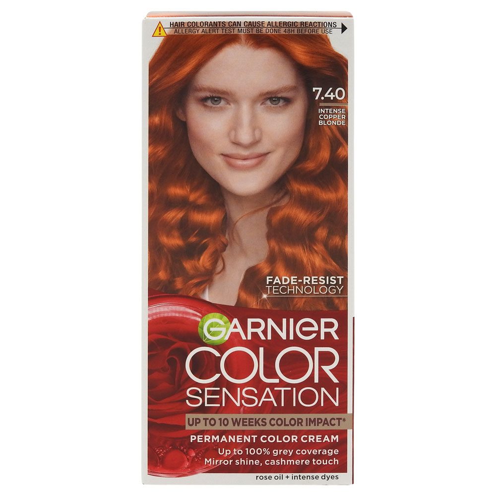 Vopsea pentru Par, Garnier Color Sensation, 7/40 Intense Amber