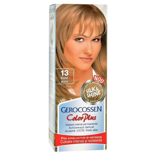 Vopsea pentru Par, Gerocossen Color plus, 13 Blond Aluna